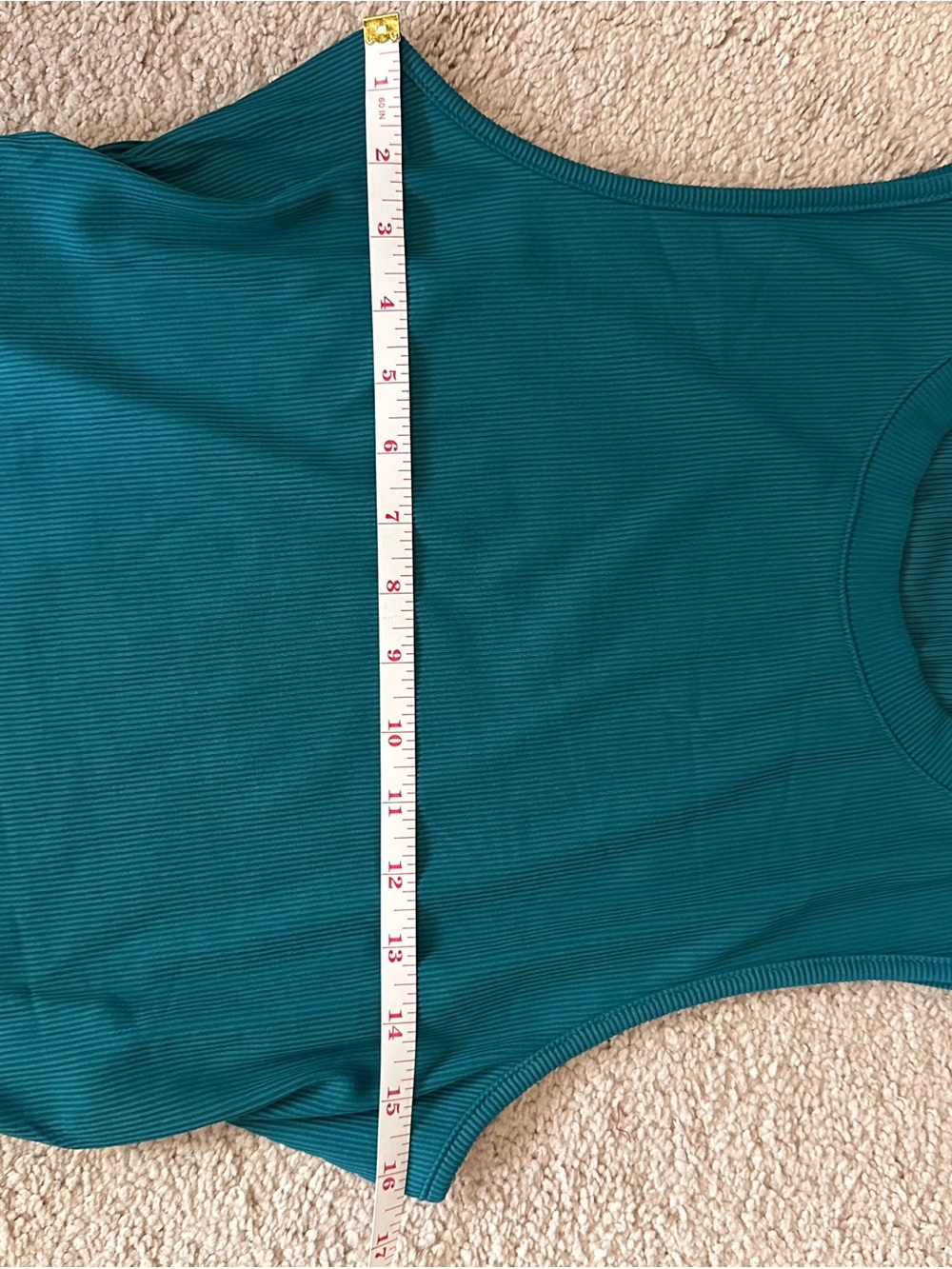 Teal Ribbed Lounge Set - Picture 4 of 6